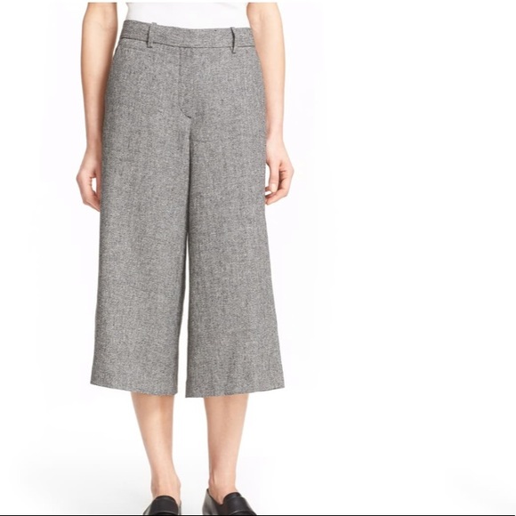 Theory Pants - THEORY- Halientra Wide-Leg Cropped Pants